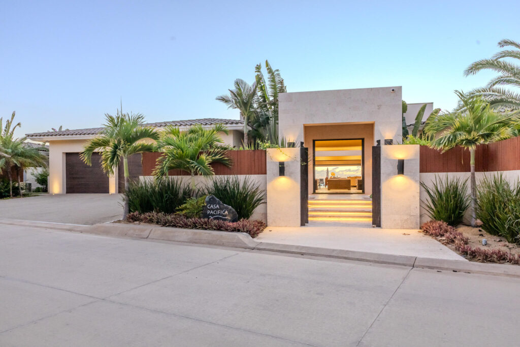 Los Cabos Section 18- Horizontes Custom Home with Top Brands:White Oak Flame Carpentry.Aluminum Frame Hurricane Proof Insulated Windows with built-in Shutters.Duravit (German).DORNBRACHT Fixtures (German).M-Code Bath Fixtures (UK).Buster & Punch Door Hardware (UK).Flos Custom Lighting (Italian).CRESTON Automated Light, Audio & Video Control.Mitsubishi TVRA Units.BINOVA (Italian) Custom Kitchen with SubZero and Wolf Appliances.Water UV System by BWT (German).CISCO WiFi System.Water Heating by RINAHI.PENTA AIR Pool & Spa System.Weatherproof Fire Pit. – #1, Cantina, Pacific, Pacific, BS