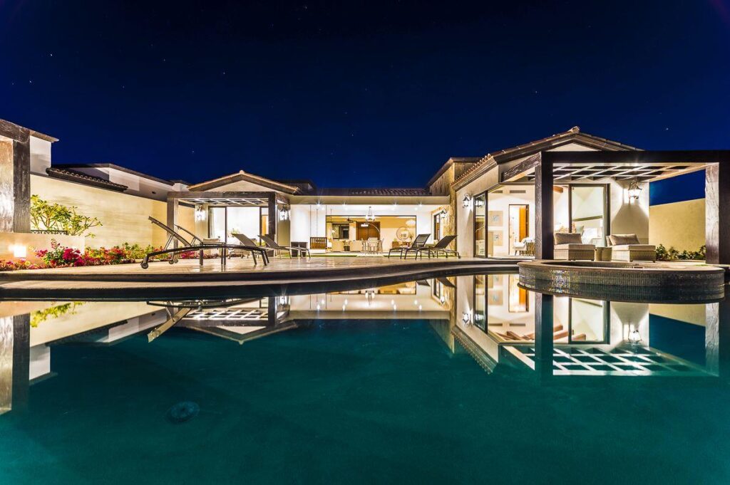 Los Cabos Fundadores Villa Piedra - Fundadores, Puerto Los Cabos, blends modern and traditional design with unobstructed ocean – 4.12 Via de Mendoza, Pacific, BS