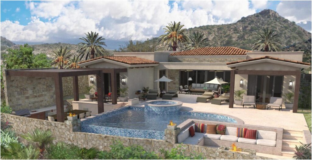 Los Cabos Espiritu Del Mar This two story home is located within the exclusive gated community of Espiritu. The entrance surrounded by the interior courtyard will welcome you home; at the lower level a mesmerizing – 4.3 Via de Mendoza, Pacific, BS