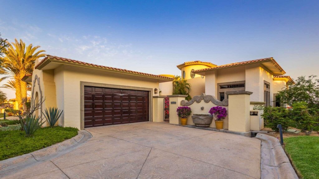 Los Cabos Park Hyatt Villa Mariposa is a stunning three-bedroom oceanfront retreat designed for those seeking privacy, tranquility, and timeless Baja elegance. Showcasing classic Hacienda-style architecture, the villa features rich wood furnishings, warm finishes, and tasteful pops of color that create an inviting and sophisticated atmosphere throughout.Wake up to the soothing sound of the waves and spend your days enjoying the private pool and hot tub overlooking the Sea of Cortez. The expansive terrace provides the perfect setting for al fresco dining, sunset cocktails, or simply relaxing while watching whales pass by during the season.The gourmet kitchen is equipped with high-end appliances and complemented by a charming breakfast nook. See more... The open-concept living and dining areas seamlessly connect to the spacious terrace, maximizing indoor-outdoor living and capturing breathtaking ocean – Puerta del Sol, Cabo Corridor, BS