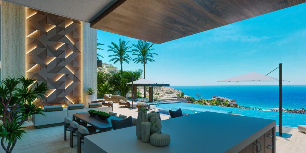 Los Cabos Section 1- Las Colinas A striking contemporary estate set atop the coveted Colinas hillside in Querencia, this new construction residence captures sweeping – Querencia Colinas 75, San Jose Corridor, San Jose Corridor, BS