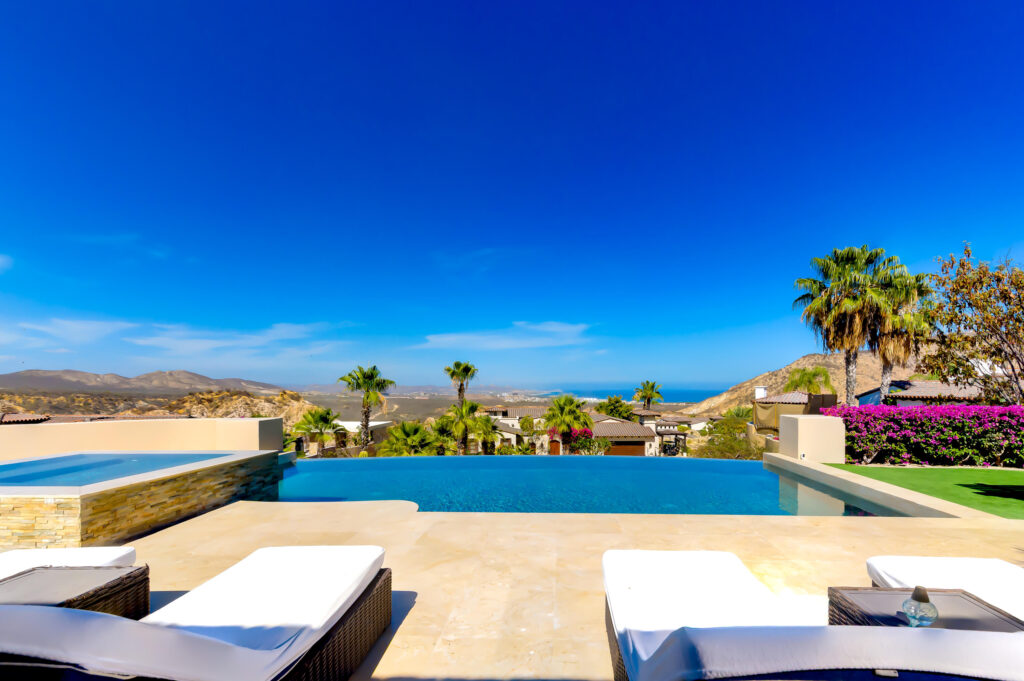 Los Cabos Section 1- Las Colinas A striking contemporary estate set atop the coveted Colinas hillside in Querencia, this new construction residence captures sweeping – Querencia Golf and Ocean Club, San Jose Corridor, BS