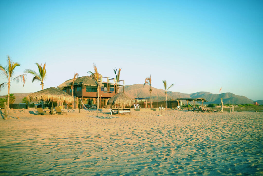 Los Cabos Las Tunas The Nacuii Residence is a refined luxury home crafted to exceed the expectations of even the most discerning buyer. Nestled on a generous and private 3,000 m² lot (0.73 acres), it's just a short, effortless stroll to the untouched, sandy shores of Las Tunas — perfect for enjoying the serene coastal landscape and dramatic sunsets. The home offers a thoughtful layout with 3 spacious bedrooms, a separate studio, a cozy TV lounge, and 6 full bathrooms, including two principal suites, a guest room, a detached studio, and a dedicated media or family room. Expansive sliding glass doors invite natural light throughout the interiors while showcasing tranquil garden – South Cerritos, Pacific, BS